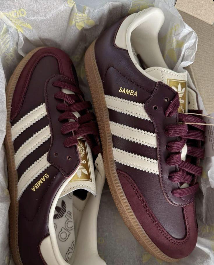 Adidas Samba Maroon (Ladies)