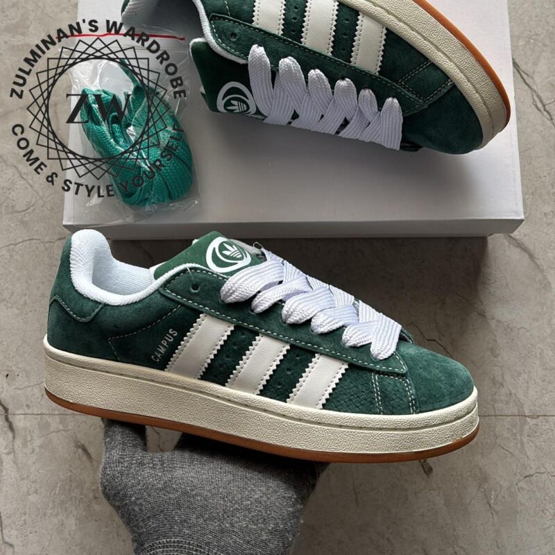 Adidas Campus Low Classic White & Black Shoes