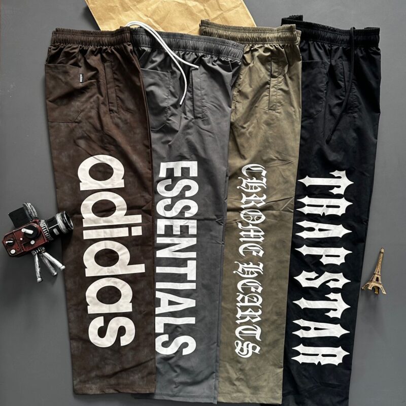 Branded Bottom Baggy Pants (Unisex)